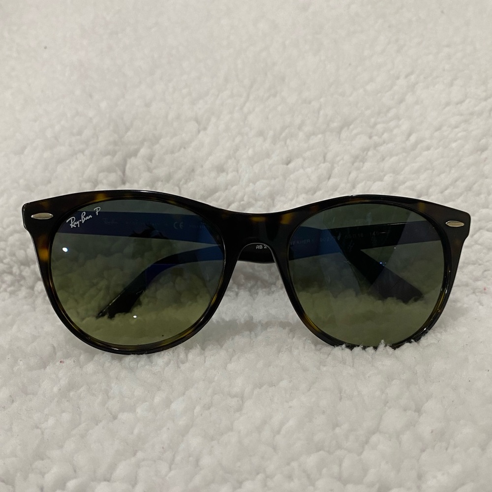 Ray-ban Wayfarer II MODEL CODE RB2185 tortoise frame lenses green